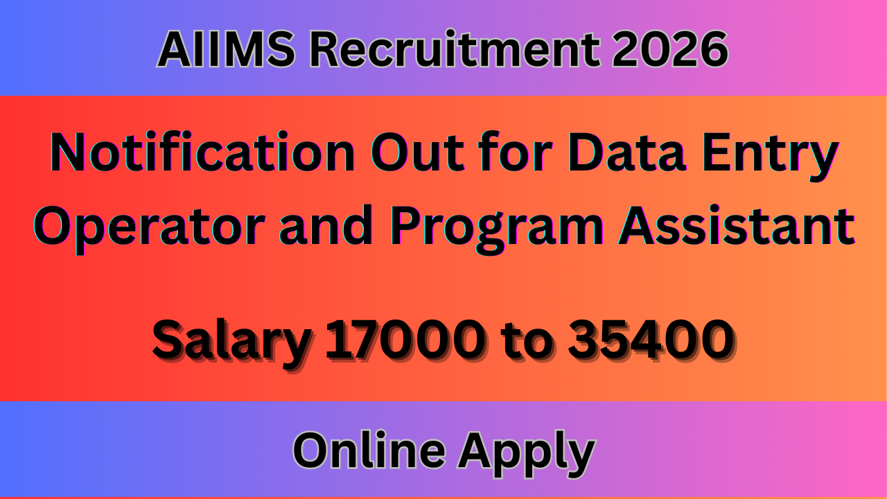 AIIMS Recruitment 2026