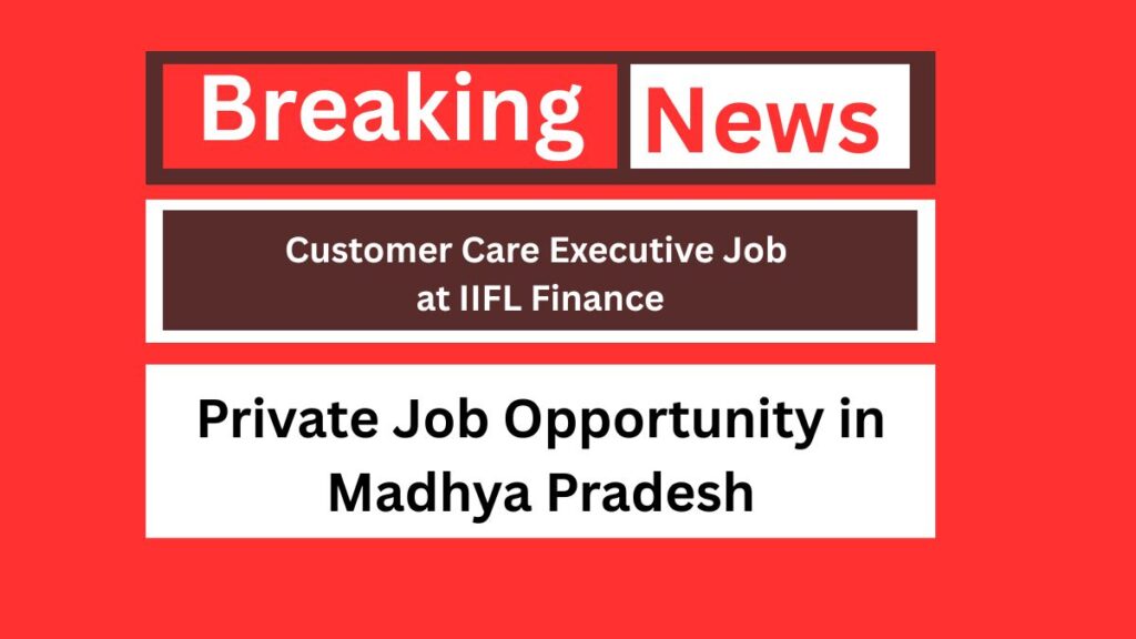 Customer Care Executive Job