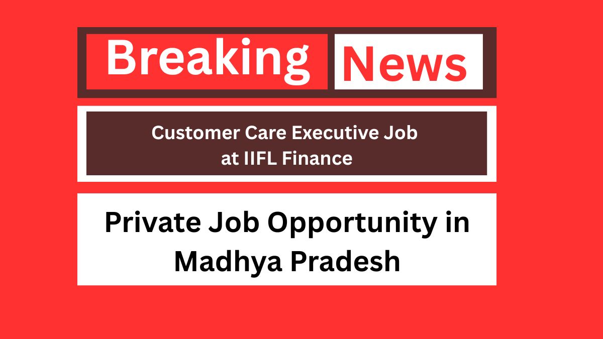 Customer Care Executive Job