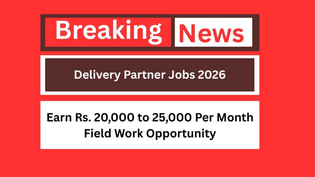 Delivery Partner Jobs