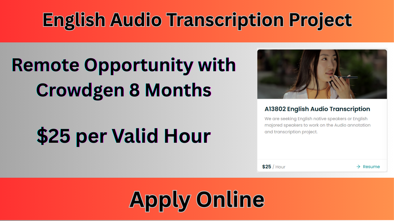 English Audio Transcription