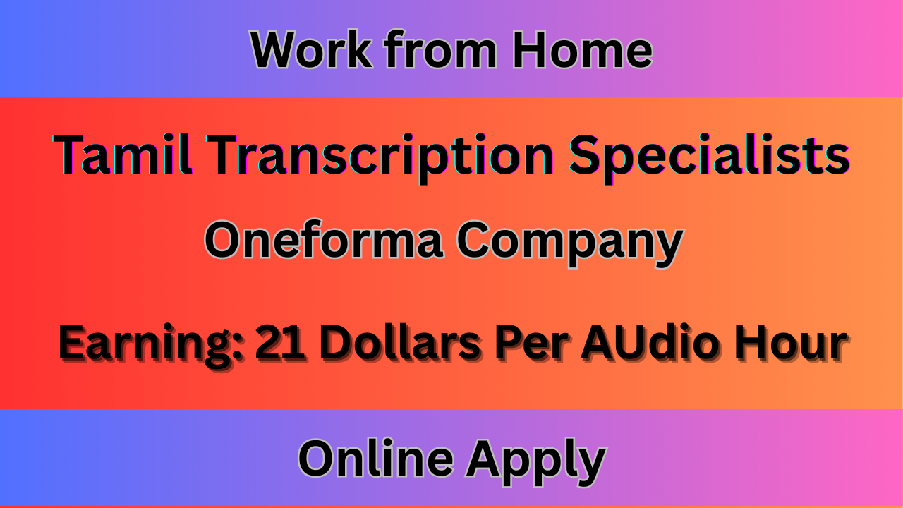 Tamil Transcription Specialists