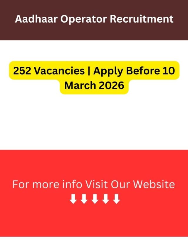 Aadhaar Operator Recruitment