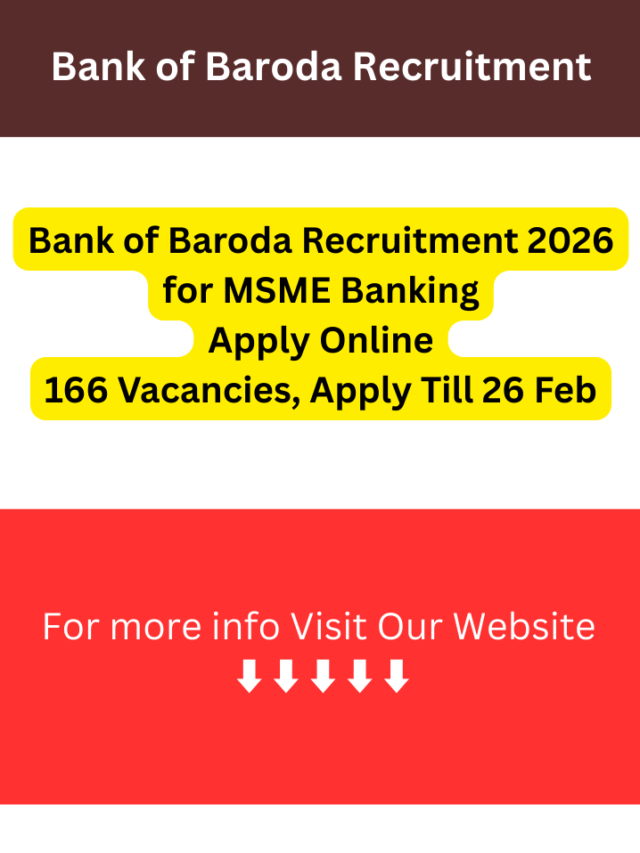 Bank of Baroda Recruitment