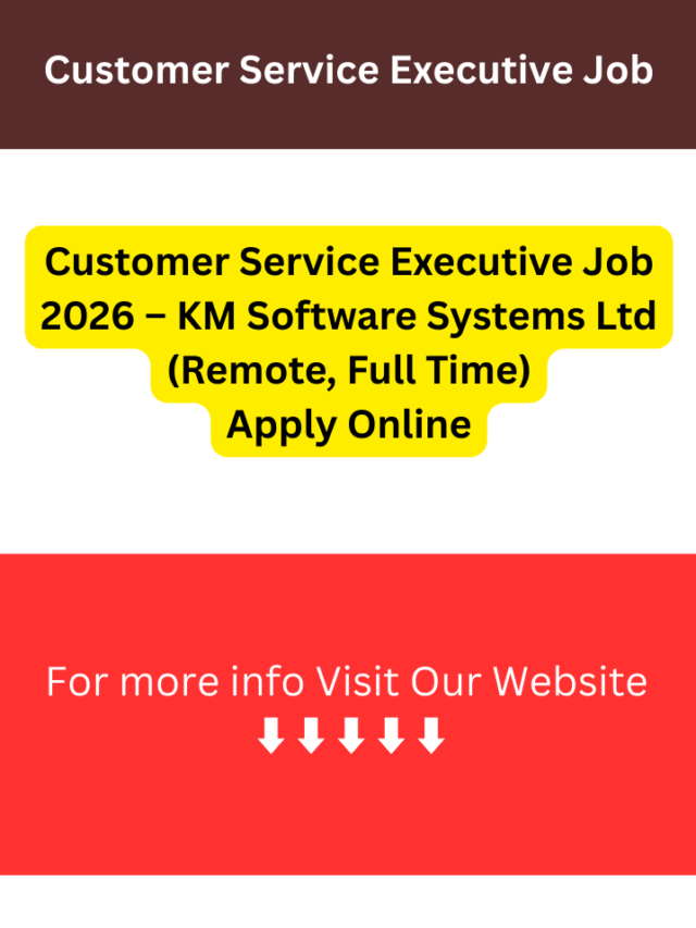 Customer Service Executive Job