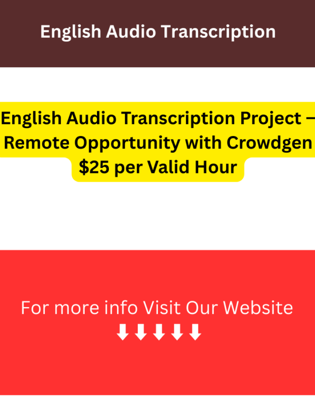 English Audio Transcription