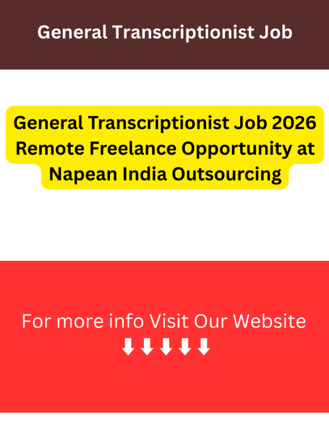 General Transcriptionist Job