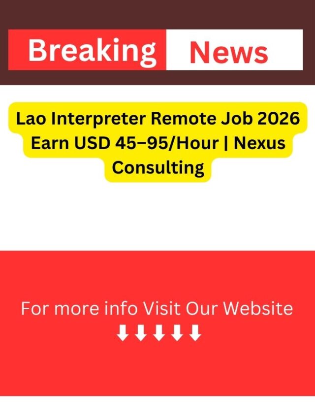 Lao Interpreter Remote Job 2026