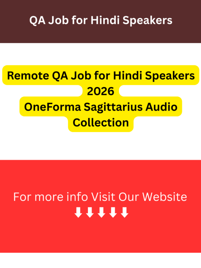 QA Job for Hindi Speakers