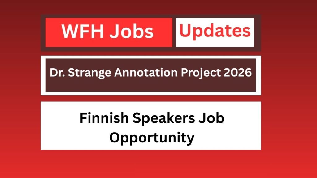 Dr. Strange Annotation Project 2026