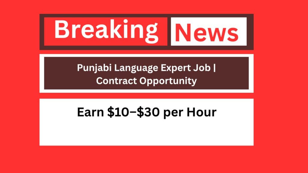 Punjabi Language Expert