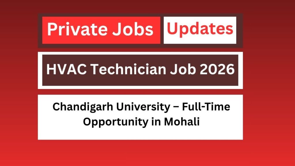 HVAC Technician Job 2026