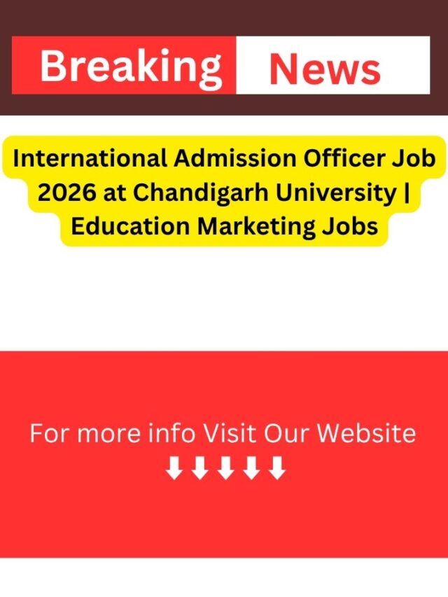 International Admission Officer Job